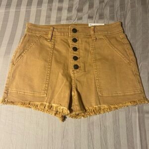 High rise Jean shorts